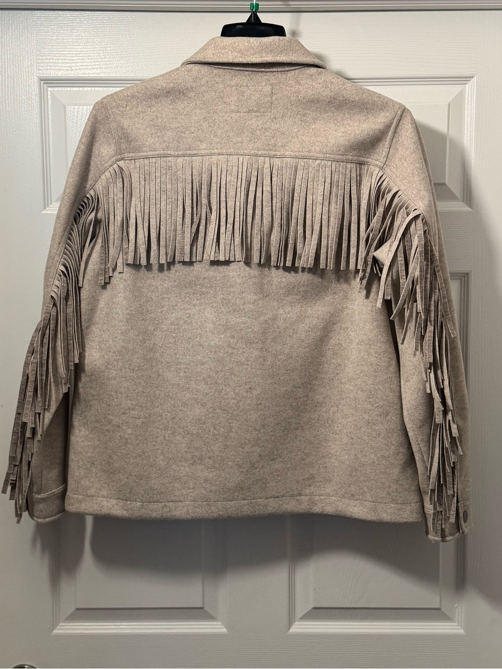 Fringe Button-Front Jacket - Picture 6 of 8